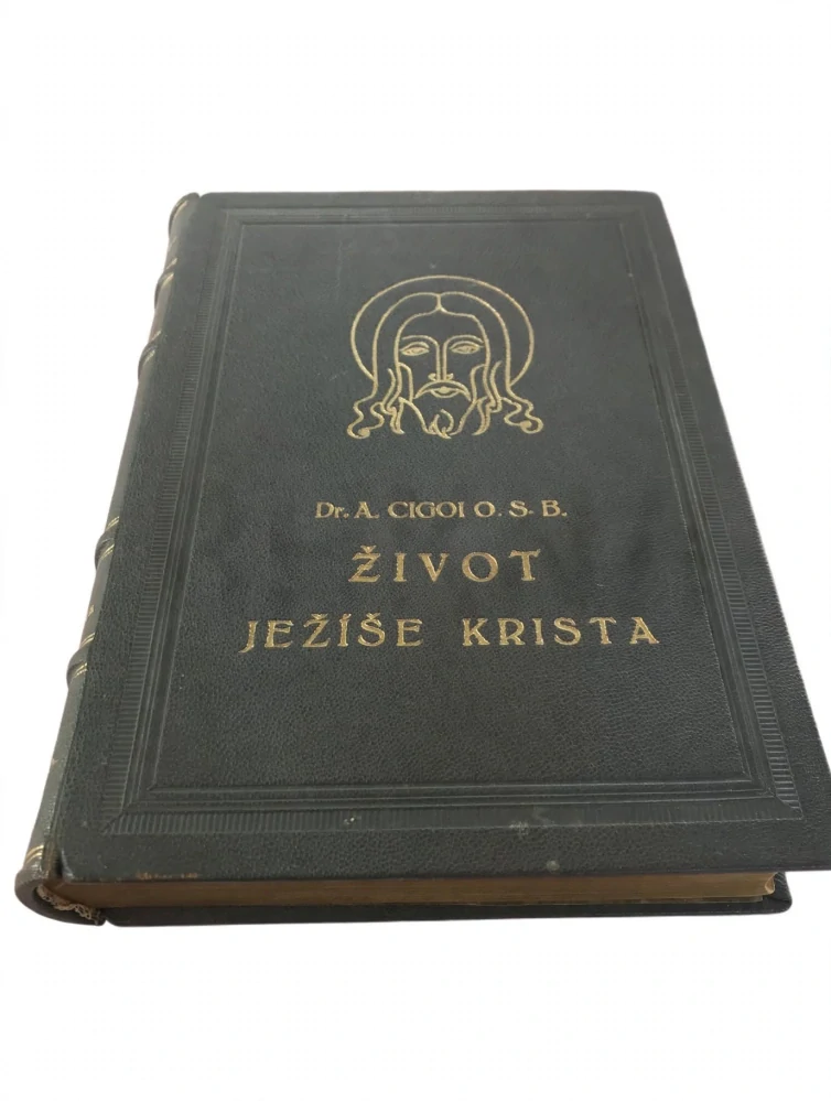 Život Ježíše Krista 1913 - oba díly - kůže zlatá ořízka - Schuster