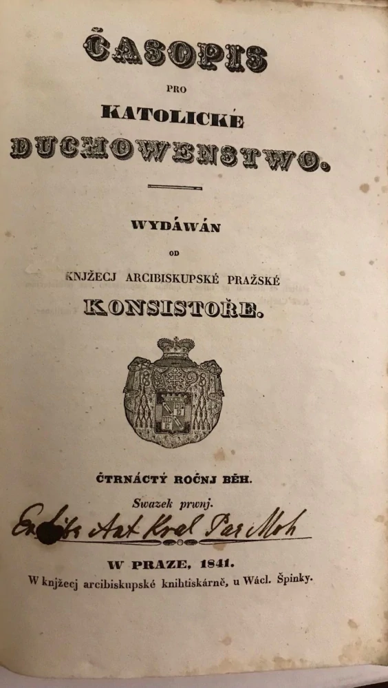 Časopis pro katolické duchowenstwo 1841 XIV. 1-4 - Kompletní ročník Čtrnáctý běh