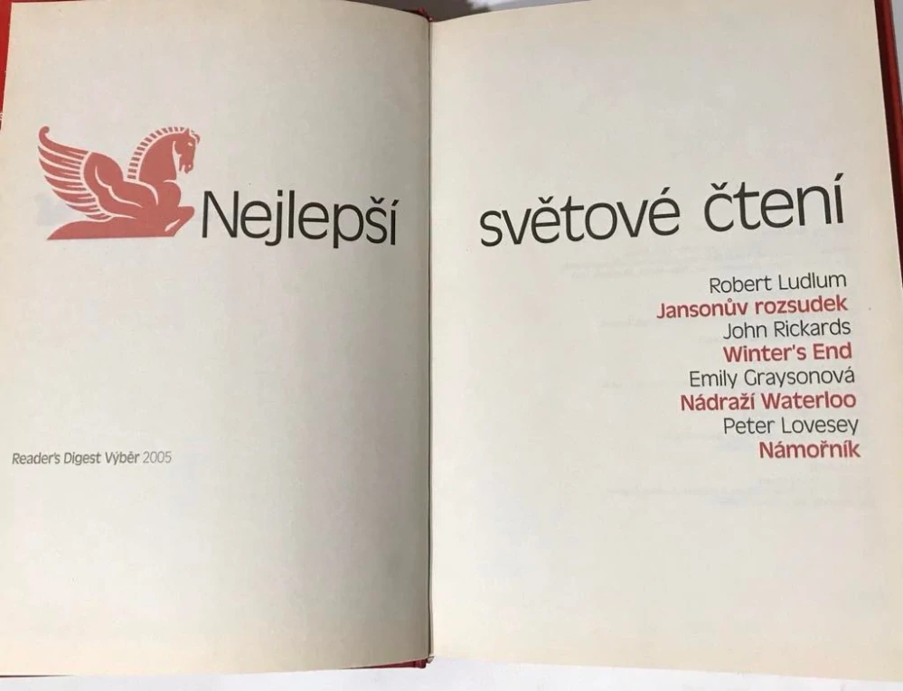 Nejlepší světové čtení 2005 - 4 romány - Jansonův rozsudek, Námořník