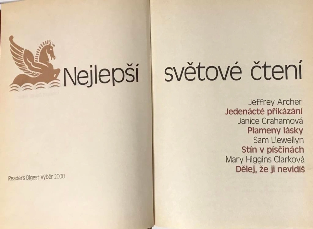 Nejlepší světové čtení -2000 - 4 romány - Jedenácté přikázání, Plameny lásky
