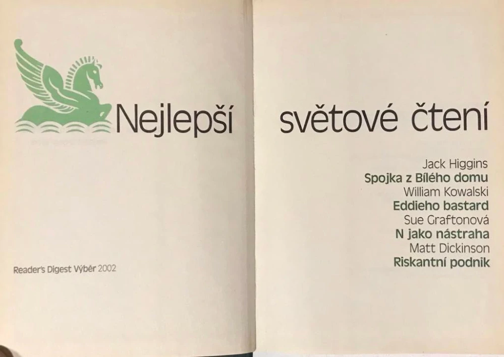 Nejlepší světové čtení 2002 - Spojka z Bílého domu, Eddieho bastard