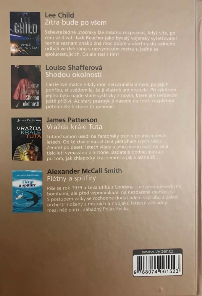 Nejlepší světové čtení -2011 - 4 romány - Child, Shafferová, Patterson, McCall Smith