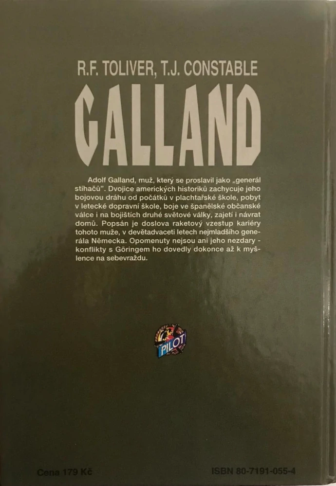 R.F. Toliver T.J. Constable Galland Mustang 1995 edice Pilot 33