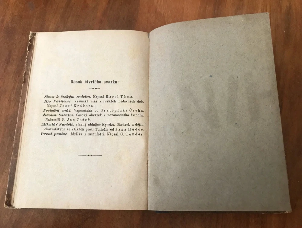Slovo k českým srdcím - Přítel domoviny - Knihovna prostonárodní - Ročník II. Svazek 4 - Karel Tůma
