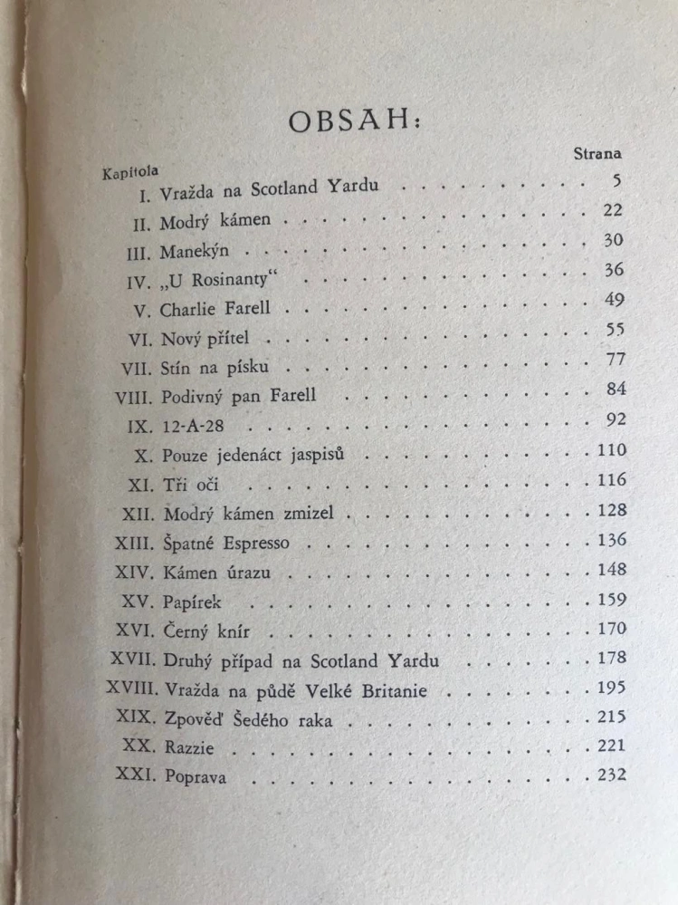 Dvanáct jaspisů 1933 - Edgar Collins - kriminální román - 1. vydání