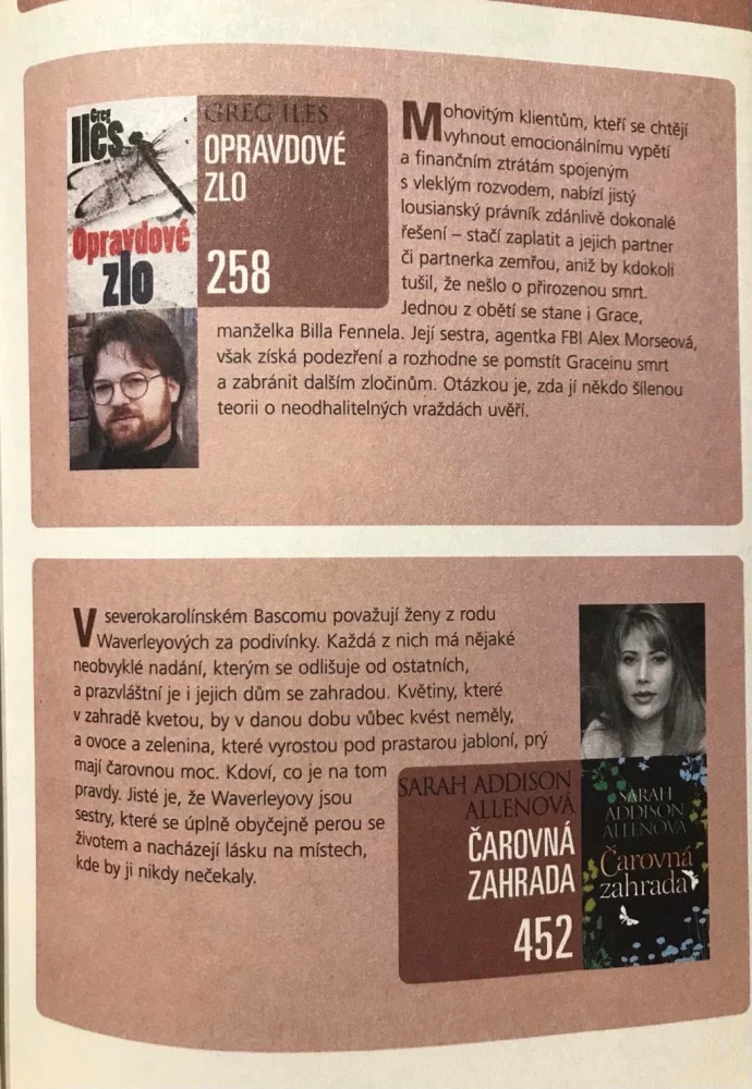 Nejlepší světové čtení 2008 - Ochránce / Tanec / Opravdové zlo / Čarovná zahrada