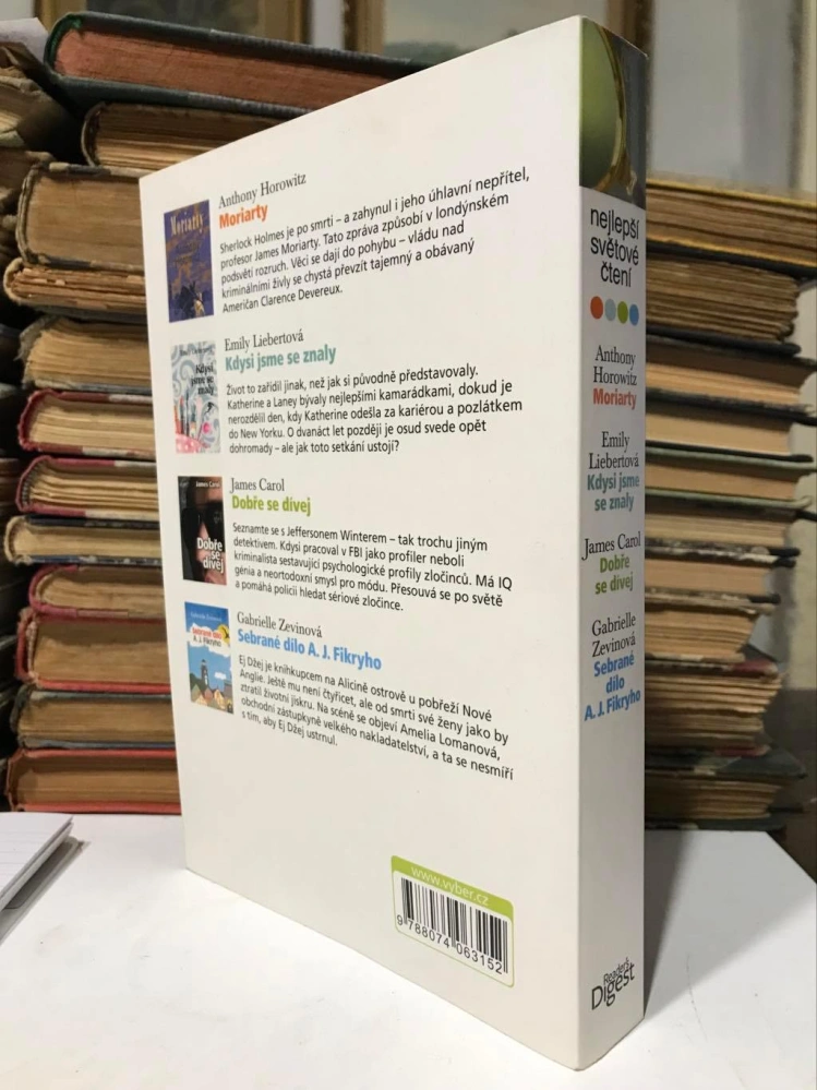 Reader's Digest Nejlepší světové čtení - Moriarty + 3 romány
