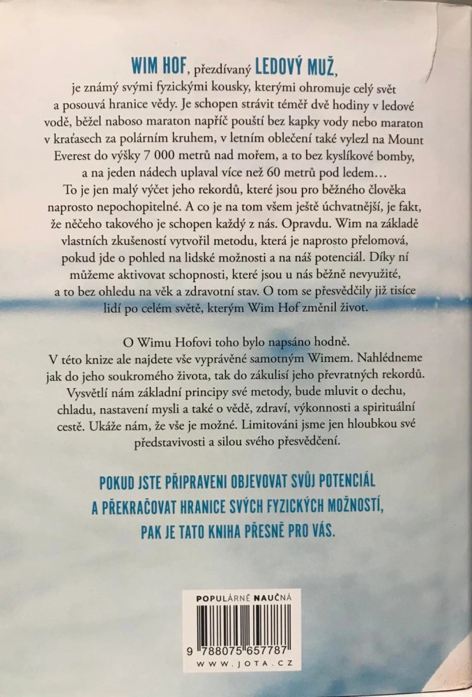 Wim Hof - Ledový muž - JOTA 2020 - autorizovaná kniha