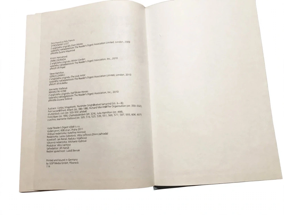 Nejlepší světové čtení - Vyrovnaný účet, Zimní zahrada a další