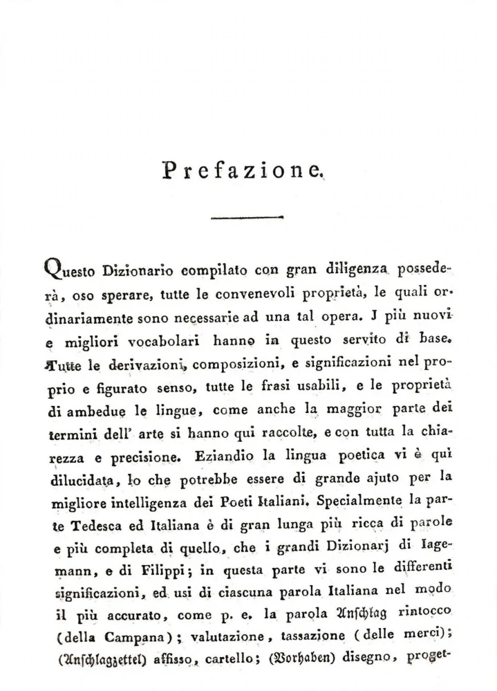 Philipp Zeh - Deutsch-Italienisches Wörterbuch 1825 - 2sv