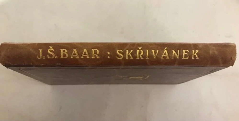 J. Š. Baar: Skřivánek 1931 - celokožená vazba, horní ořízka zlacená