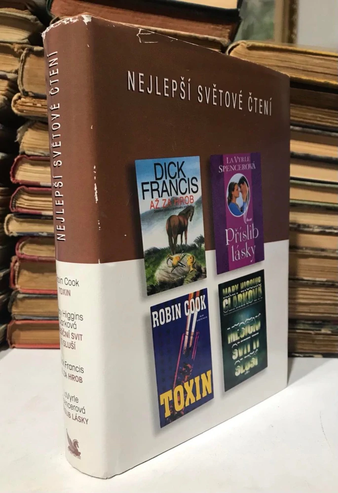 Nejlepší světové čtení - 1999 - 4 romány - Toxin, Měsíční svit ti sluší, Až za hrob