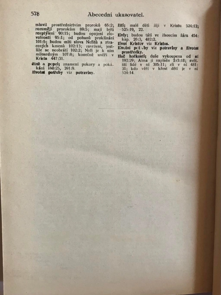 Kniha Mormon 1933 první české vydání Arthur Gaeth