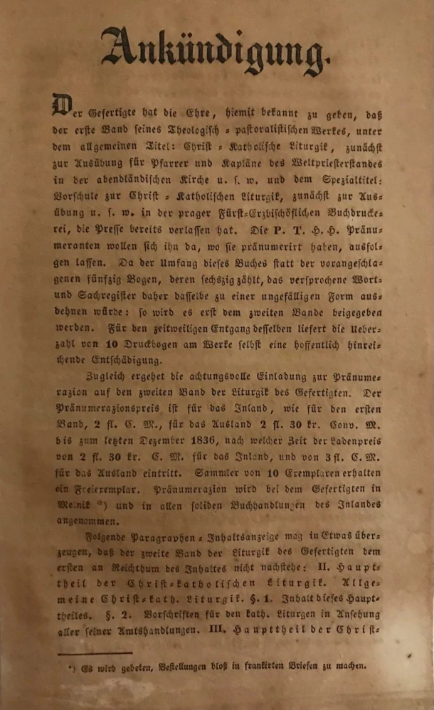 Časopis pro katolické duchowenstwo 1835 - KOMPLET VIII./1-3