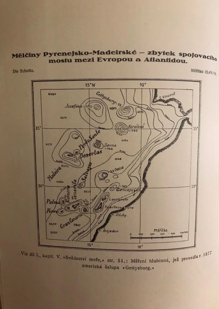 Atlantis svět předpotopní 1924 - Ignatius Donnelly - komplet Kniha I + II - The Antediluvian World