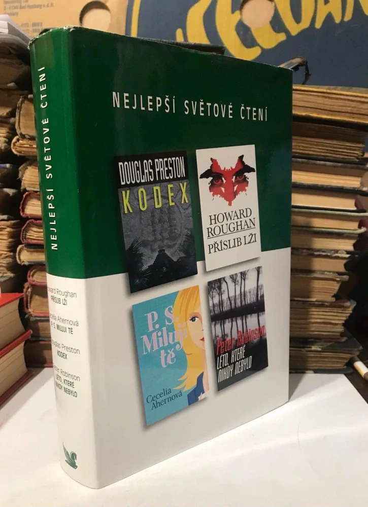 Nejlepší světové čtení 4 romany - Kodex, Příslib lži, P.S. Miluji tě