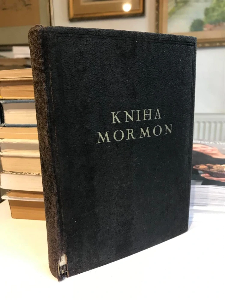 Kniha Mormon 1933 první české vydání Arthur Gaeth