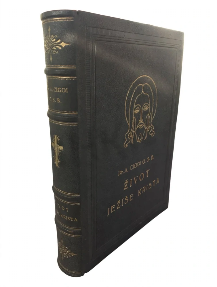 Život Ježíše Krista 1913 - oba díly - kůže zlatá ořízka - Schuster