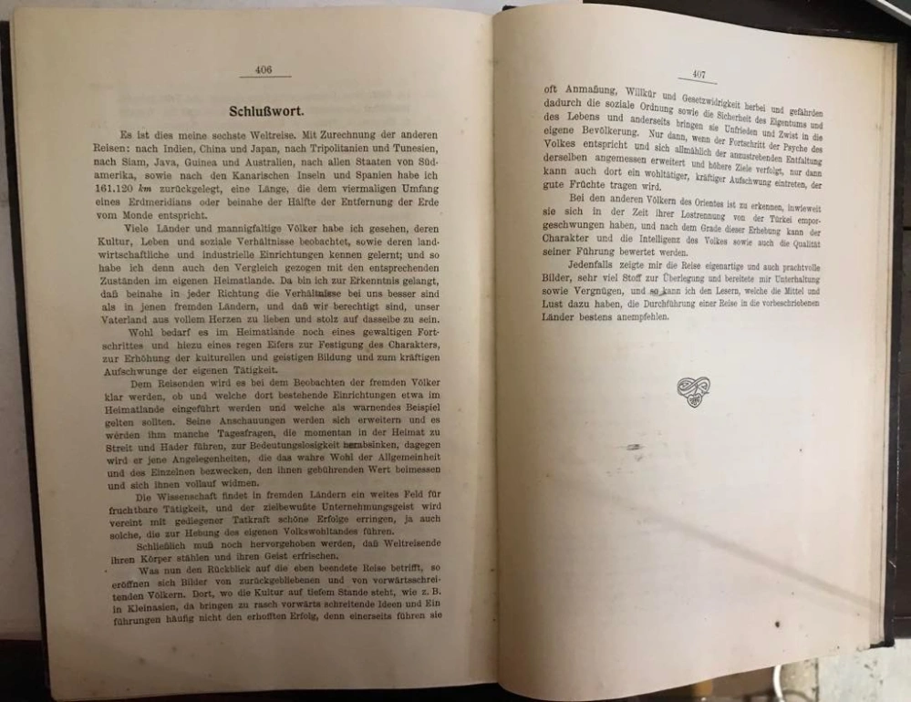 1912 Eisenstein Reise Konstantinopel - dedikace Erzherzog Franz Ferdinand