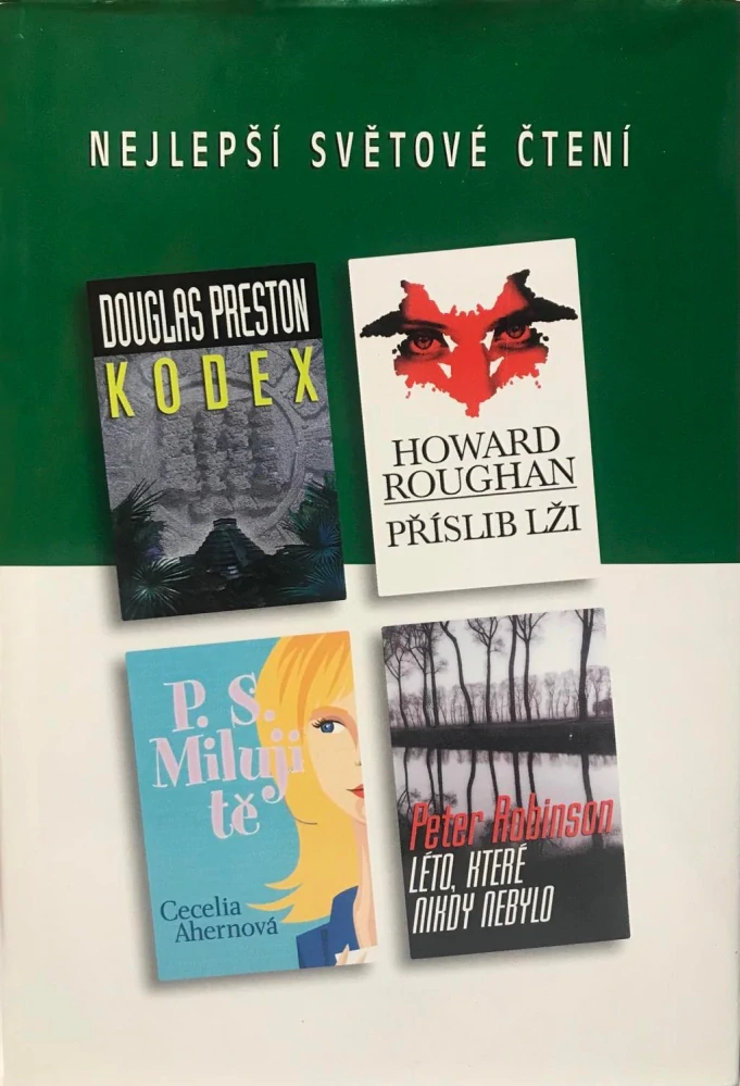 Nejlepší světové čtení 4 romany - Kodex, Příslib lži, P.S. Miluji tě