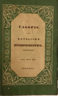 Časopis pro katolické duchowenstwo 1835 - KOMPLET VIII./1-3
