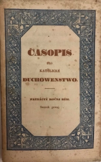 Časopis pro katolické duchowenstwo 1842 XV. 1-4 - Kompletní ročník Patnáctý běh
