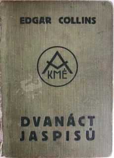 Dvanáct jaspisů 1933 - Edgar Collins - kriminální román - 1. vydání